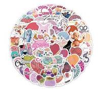 60PCS Crochet Stickers for Water Bottle,Bike,Skateboard,Car,Scrapbook,Laptop,Helmet,Notebook,Phone,Luggage,Computer,Trendy Waterproof Vinyl Decal,Women Adults Sticker,Aesthetic Cute Graffiti Sticker