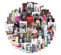 60pcs Crying Girl Band Anime Sticker Cartoon Character Six Skeleton Sticker Notebook Mobile Phone Waterproof