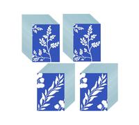 60Pcs Cyanotype Paper A5 Sun Print Art Kit High Sensitive Sun Paper Sun Printing Paper Drawing Art Paper for Kids Adults