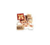 60pcs DIY Love Notes Box, Mini Blank Cards & Envelopes for Him Her, Valentine's Day Love Card with Red Heart Stickers, Blank Note Cards And Envelopes Set for Wife Husband Girlfriend Boyfriend