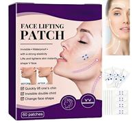 60pcs Face Lifting Tape, Face Lift Tape Invisible, Facial Tapes for Lifting Sagging Skin, Waterproof Anti Wrinkle Patches for Instant Lifts & Smooth Skin, Elasticity Tighten Lift Patches, Reusable