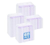 60PCS Fluffy Duster Refills, Compatible with Flash Dust Magnet, Flash Dust MagnetRefills, Flash Duster, Fluffy Dusters Refills, FlashDuster Refills for Keyboard Office Desk, No Handle(Purple)