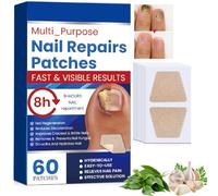 60PCS Fungal Nail Treatment Patches for Toenails, Extra Strong Nail Repair with Natural Plant Formula, 8-Hour Overnight Intensive Fungus Treatment, Effective Toenail Care for All Skin Types