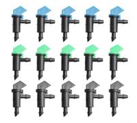 60Pcs Garden Dripper System Components with Engineered Flow Stability for Use in Both Small and Large Scale Plantings