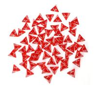 60pcs Gem Polyhedral Dice Set D4 D&D TRPG Cup Games Red Multi-Sided