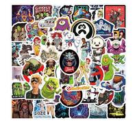 60pcs Ghost Busters Stickers, Classic Movies Stickers, Horror Aesthetic Waterproof Graffiti Decals for Laptop Luggage Skateboard Guitar