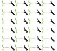 60pcs Green Bean Sprout Hair Clips for, Made of Durable Plastic -Product Info:Hair clips -Size:7 (Green -Material:Plastic -Product Info:Hair clips -Size:7) - for Daily Home Hair Grooming