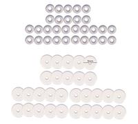 60pcs Healing Non Pull Silicone Piercing Discs for Piercing Dents, 3/5/7/9mm, Clear Disc Pads, Ear Lobe Support Patches, Clear Disc Pads for Dents, Earrings, Earrings, one size, As described
