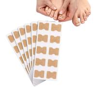 60PCS Ingrown Toenail Treatment Patches, Effective Relief for Ingrown Nails, Ingrown Toenail Corrector, Suitable for All Nail Sizes, Durable Toe Spacers, Supports Repair Ingrown Nail for Men & Women