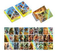 60Pcs Italian Brainrot Cards and Sticker Set, Unique Mythical Creature Cards with 32Pcs Waterproof Vinyl Sticker Perfect for Game Nights, Collection, or Water Bottle, Laptop Decoration