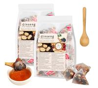 60PCS Kidney Tea Formula Ginseng Six Treasure Tea, Ginseng & Mulberry Herbal Tea, Chinese Kidney Cleansing Teas