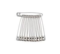 60PCS Large Safety Pins, Durable, Rust-Resistant Nickel Plated Steel Pins Size 4, 2.2inch /55mm