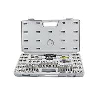 60pcs/lot Tap and Die Sets Metric Die for Metal Working Hand Tools Aggregate Screw Tap Thread
