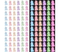 60pcs Luminous Mini Resin Unicorn, Glow in the Dark Tiny Unicorn Ornament Miniature Unicorn Figurines Mini Unicorn Figures Cute Mini Resin Animals for Garden Landscape Dollhouse Decor