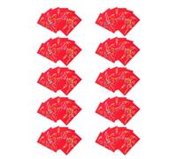 60pcs Lunar New Year Red Envelope Year of Goat Design 6.6x3.5 Inches | Paper Material with Vivid Printing, Secure Sealing, Tear-resistant, Festive Colors, Suitable for Weddings and Random Style