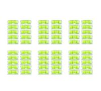 60Pcs Mini Bubble Spirit Level 10X10X29mm Square Levels for Wall Frames Art Displays Picture Hanging RV Tripod Measuring