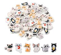 60PCS Mini Cat Erasers Novelty Shaped for Kids Cute Cat Erasers Back to School Gifts Mini Kawaii Cartoon Cat Eraser Pencil Erasers for Office Students School Rewards Prizes Birthday Party Gifts