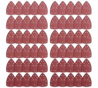 60PCS Mouse Sander Pads,Hook and Loop Detail Sanding Sheets Assorted 40/60/80/120/180/240 Grit Sandpaper with 11 Hole,Mouse Sanding Pads Compatible with Bosch Multi-Sander PSM 100A PSM 200 AES PSM 18
