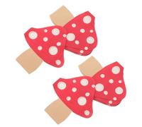 60pcs Mushroom Shaped Napkins 2-ply Decorative Fairy Garden Theme | Absorbent Patterned Design with Forest Motifs, Suitable for Birthday Tables and Buffet Stations