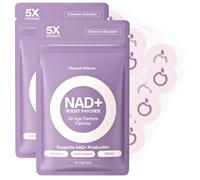 60PCS NAD+ Patches for Women & Men, NAD Supplements Patches for Anti-Aging and Wellness Support, Botanical Plant-Based Formula, Support Cell Renewal, Premium 8-Hour Time-Release