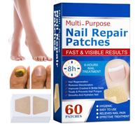 60pcs Nail Repair Patches,Fungal Nail Treatment for Toenails Extra Strong,Fingernail Fungus Toenail Patches,Fingernail Fungal Treatment Extra Strength Fast,Antifungal Na/il Treat/ment,Toenail Fungus
