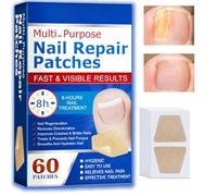 60PCS Nail Repair Patches,Fungal Nail Treatment,Fungal Nail Treatment for Toenails Extra Strong,Nail Fungus Toenail Patches,Antifungal Nail Treatment,Ingrown Toenail Treatment,Nail Repair Treatment