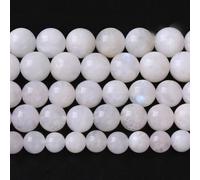 60pcs Natural 6mm Moonstone Beads for Jewelry Making Energy Healing Stone Beads DIY Bracelet Necklace Accessories 15 Inch
