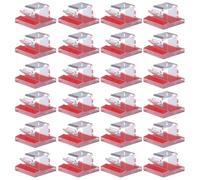 60Pcs Outdoor Light Hooks, Adhesive Fairy Light Clips, Sticky Cable Organizer Holder, Indoor Light Clips for Hanging Christmas Lights, Wall Cable, String Lights, Decorations (Clear, Small)
