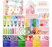 60PCS Pamper Gifts for Women, Skincare Gift Set with Multipack Face Masks, Hand Cream, Lip Balm, Under Eye Patches, Lip Mask, Mini Nail Files, Bridal Wedding Thank You Gifts Party Bag Fillers Adults