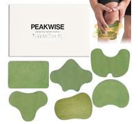 60pcs Peakwise Herbal Mugwort Heat Pads - Natural Joint & Muscle Support | Eelhoe Mustard Plaster Alternative | Cold Compress & Ibuprofen-Free Pain Solution for Back, Legs, Shoulders, UK Use