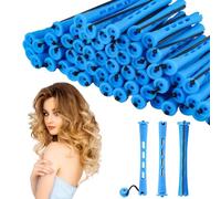 60Pcs Perm Rollers, Perm Kit Short Hair Men, Blue Small Hair Curlers Rollers Set for Women, Ideal Perming Kit for Fashionable Styling at Home