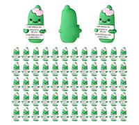60pcs Pickle Toys, PVC Mini Inspirational Pickles Emotional Support with Inspirational Card Positive Funny Encouraging Birthday Motivational Gifts and Decorations for Friend Family Colleague (Green)