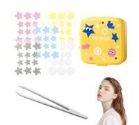 60pcs Pimple Patches with Storage Case and Tweezers, Star Pimple Patches Set for Daily Face Care Spot Stickers for Face, Cute Star Patches, Compact Box Design Easy Carry Skincare Accessories