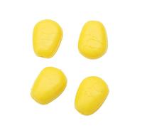 60pcs Plastic Carp Fishing Corn 6 Colors Floating Artificial Pop Up Baits Fishing Lures for Carp Trout Bream Anglers PRT Material 0.8x1.4cm (Yellow)