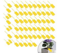 60Pcs Plastic Label Tags, 2.48 x 1.46 Inch Transport Seal Tags Reusable Key Storage Tags Writable Blank Waterproof Logistics Hanging Label with Zip Tie Security Seal for Labeling and Identification