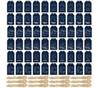 60Pcs Practical Eid Gift Cards With Twines Elegant Hanging Cards For Ramadans And Festival Party Supplies Ramadans Decoration Ideas