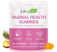 60PCS Premium Feminine Balance Gummies, PH Balance Gummies for Women, Hawaiian Pineapple Flavor, Vegan, Gluten-Free, Immune Support, for Women’s Health & Wellness