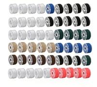 60Pcs Prewound Sewing Machine Bobbins, Assorted Color Thread Bobbins Universal Fit for Brother Singer Janome Kenmore Sewing Accessories