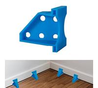 60Pcs Professional Flooring Spacers Set for Laminate, Vinyl Plank, Hardwood Floors - Precision 1/4" & 1/3" Gaps - Durable Reusable Floor Installation Tools - Easy to Use (60Pcs,Blue)