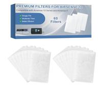 60Pcs Replacement CPAP Filters Compatible with Resmed Airsens 10, Aircurve 10-S9 Series - One Year Supply - For Home and Travel Use