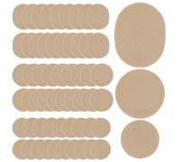 60pcs Round Moleskin for Feet, Adhesive Moleskin Padding Prevention Pads Foot Protectors Moleskin Strips Mole Skin Tape Patch Bandages Plasters for Feet Shoes Toes Heel, 3 Sizes