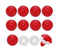 60Pcs Safety Eyes and Secure Washers for Amigurumi Crochet - Thalinfayi 24mm Red Large Plastic Safety Eyes Crochet Craft Eyes for Amigurumi, Crafts, Crochet Doll DIY Making Supplies