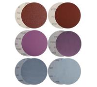 60Pcs Sanding Discs 150mm Assortment 40/120/240/600/3000/5000 Grit, Hook & Loop Disc 6 inch Wet & Dry Sandpaper for Precision Sanding, Auto Detailing & Fine Woodworking