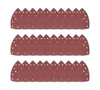 60Pcs Sanding Sheets, Mouse Sander Pads, Assorted 40/60/80/120/180/240 Grits with 11 Holes, Sander Paper for Bosch Multi-Sander PSM 100A, PSM 200 AES, PSM 18