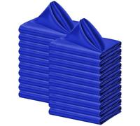 60PCS Satin Napkins 30X30CM Soft Dinner | Square for Party Wedding Decoration Retro Napkin(Color 8)