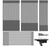 60Pcs Scroll Saw Blades Set, Assortment 15TPI 18TPI 24TPI 4inch High Carbon Steel Scroll Saw Blades for Wood/Plastic/Foam/Soft Metals(60PCS)