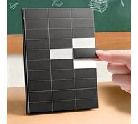 60pcs Self-Adhesive Magnets for Classroom, Fridge & Chalkboard - Flexible Rubber Magnet Stickers Set