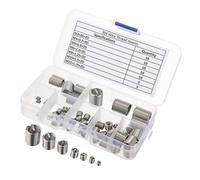 60PCS/set M3-M12 Thread Insert Set Stainless Steel Screw Thread Repair Insert Kit Wire Screw Sleeve Set