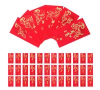 60pcs Sheep Zodiac Red Envelopes with Gold Foil, Paper Gift Pack | Festive Mixed Style for Spring Festival and New Year Celebration, Tear Resistant Seal, for Friends and Family Random Style