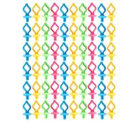 60Pcs Silicone Bobbin Fixing Clip | Non - Slip Spool Saver for Sewing & Embroidery | Reusable Thread Organizer/Nipple Shaped Clip for Most Bobbins